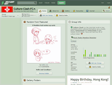 Tablet Screenshot of culture-clash-fc.deviantart.com