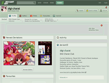 Tablet Screenshot of digi-charat.deviantart.com