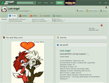 Tablet Screenshot of lost-angel.deviantart.com