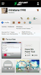 Mobile Screenshot of miratana1998.deviantart.com