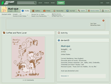 Tablet Screenshot of musi-que.deviantart.com