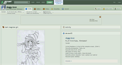 Desktop Screenshot of doggy-love.deviantart.com