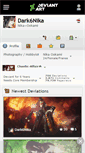 Mobile Screenshot of dark6nika.deviantart.com