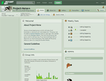 Tablet Screenshot of project-horse.deviantart.com