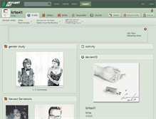 Tablet Screenshot of kriss41.deviantart.com