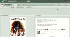 Desktop Screenshot of daphneargent.deviantart.com