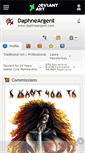 Mobile Screenshot of daphneargent.deviantart.com
