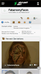 Mobile Screenshot of fabaroonyfaces.deviantart.com