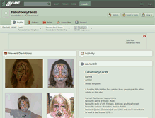 Tablet Screenshot of fabaroonyfaces.deviantart.com