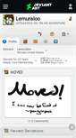 Mobile Screenshot of lemuraloo.deviantart.com