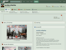 Tablet Screenshot of anutka-milashka.deviantart.com