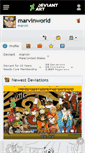 Mobile Screenshot of marvinworld.deviantart.com