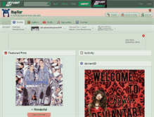 Tablet Screenshot of buyller.deviantart.com