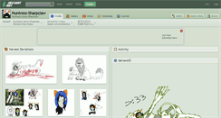 Desktop Screenshot of huntress-sharpclaw.deviantart.com