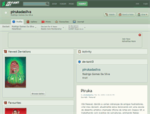 Tablet Screenshot of pirukadasilva.deviantart.com