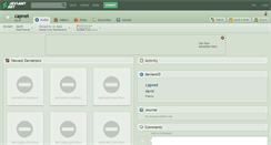Desktop Screenshot of capnet.deviantart.com