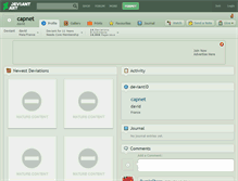 Tablet Screenshot of capnet.deviantart.com