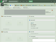 Tablet Screenshot of eric-f.deviantart.com