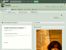 Tablet Screenshot of miana96.deviantart.com