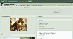 Desktop Screenshot of japanese-musician.deviantart.com