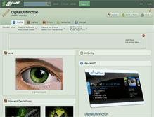 Tablet Screenshot of digitaldistinction.deviantart.com