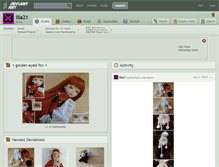 Tablet Screenshot of ilia21.deviantart.com