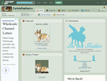 Tablet Screenshot of furintofeathers.deviantart.com