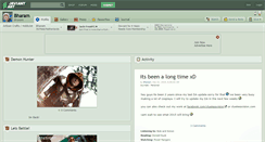 Desktop Screenshot of bharam.deviantart.com