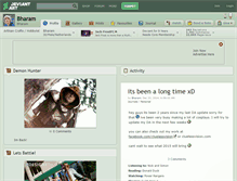 Tablet Screenshot of bharam.deviantart.com