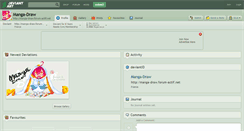 Desktop Screenshot of manga-draw.deviantart.com