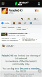 Mobile Screenshot of paladin343.deviantart.com