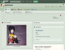 Tablet Screenshot of neophoenix.deviantart.com