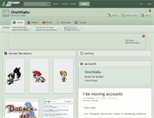 Tablet Screenshot of orochisaku.deviantart.com