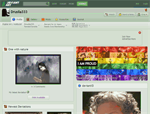 Tablet Screenshot of drusila333.deviantart.com