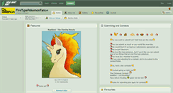 Desktop Screenshot of firetypepokemonfans.deviantart.com