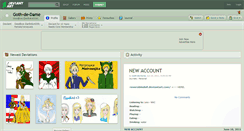 Desktop Screenshot of goth-de-dame.deviantart.com