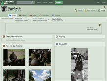 Tablet Screenshot of jiggygoodin.deviantart.com