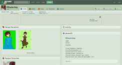 Desktop Screenshot of kitsune-boy.deviantart.com