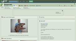 Desktop Screenshot of dinosaurjosh.deviantart.com