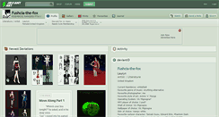 Desktop Screenshot of fushcia-the-fox.deviantart.com