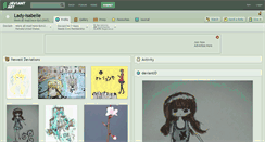 Desktop Screenshot of lady-isabelle.deviantart.com
