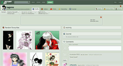 Desktop Screenshot of kagome.deviantart.com