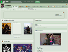 Tablet Screenshot of bulldoge.deviantart.com