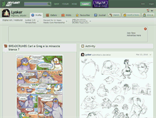 Tablet Screenshot of lyoker.deviantart.com