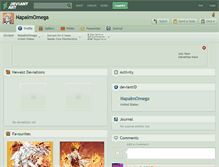 Tablet Screenshot of napalmomega.deviantart.com