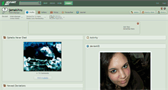 Desktop Screenshot of jamaisxvu.deviantart.com
