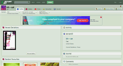 Desktop Screenshot of kit---cat.deviantart.com