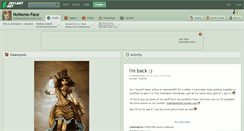Desktop Screenshot of noname-face.deviantart.com