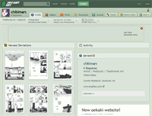 Tablet Screenshot of chibimars.deviantart.com