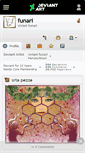 Mobile Screenshot of funari.deviantart.com